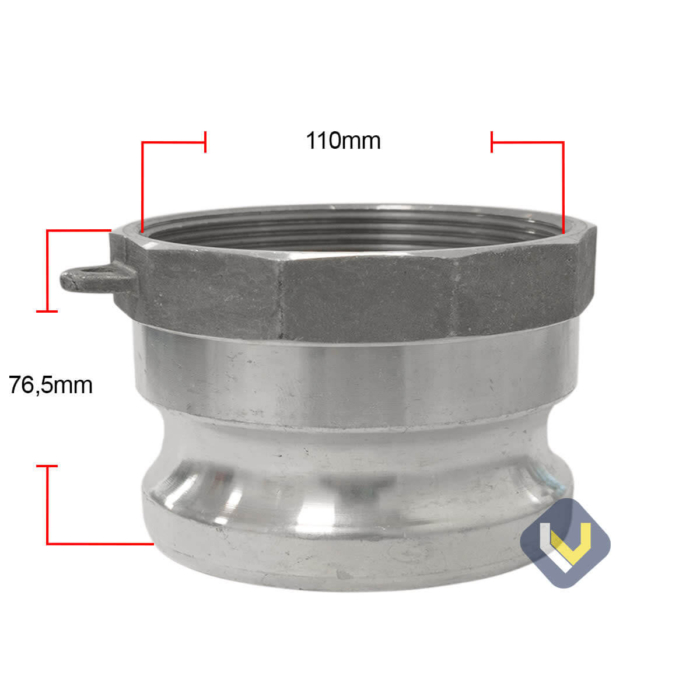 ACOPLE CAMLOCK ALUMINIO- TIPO DA - INELEC MR